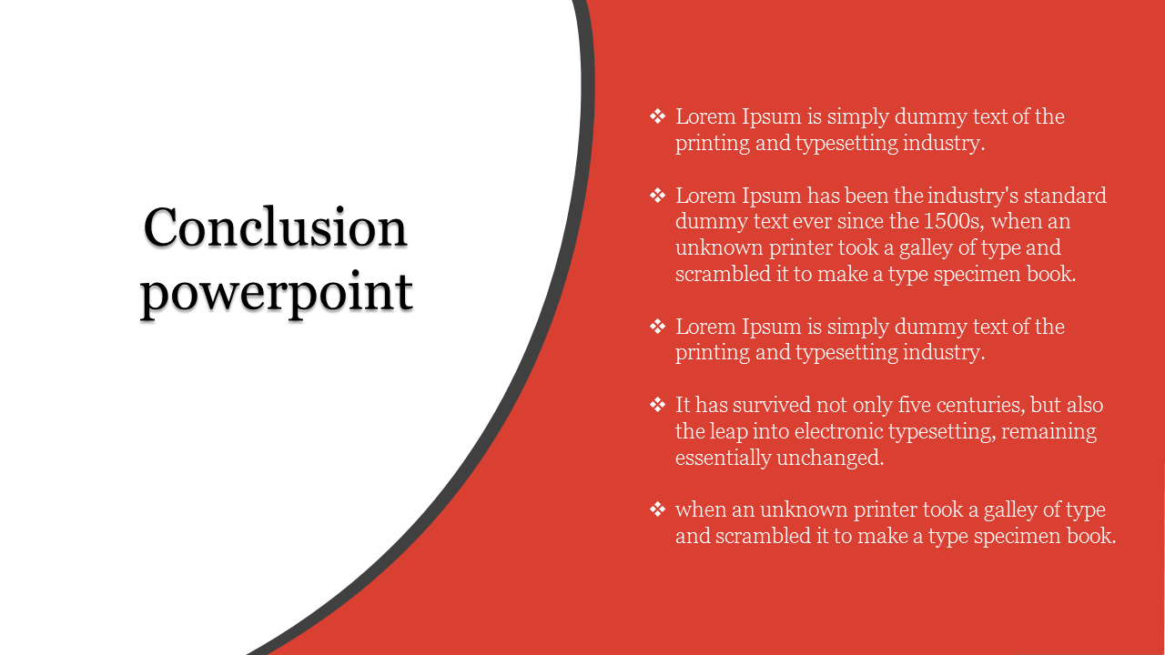 conclusion for a presentation example